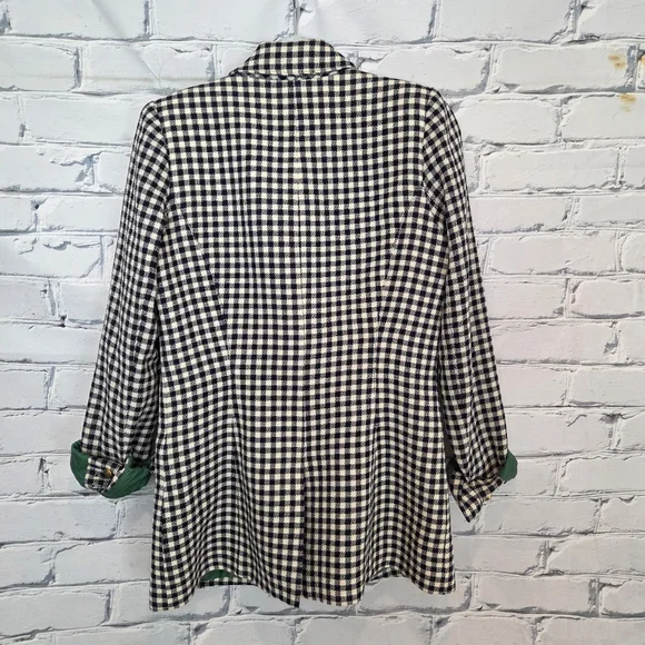 Smythe Check Print Blazer - Picture 2 of 5